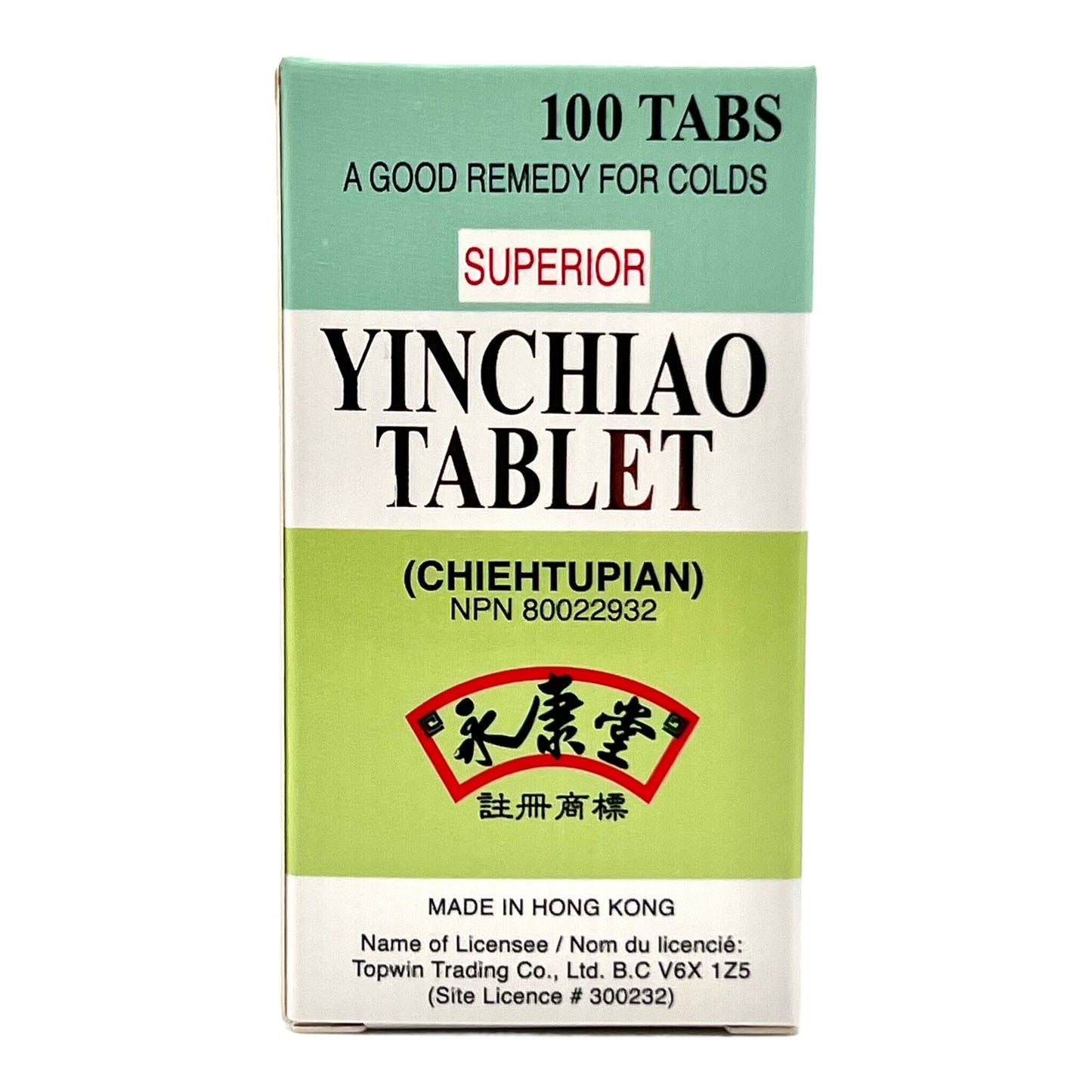 SUPERIOR YINCHIAO CHIEHTU PIAN (COLD SYMPTOM RELIEF)